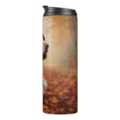 Bouteilles Isothermes Springer Spaniel à l'automne Feuilles automne Insp (Tourné sur la droite)