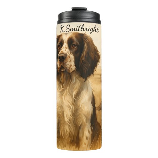 Bouteilles Isothermes Springer Spaniel Chasse Chien avec faisans (Devant)