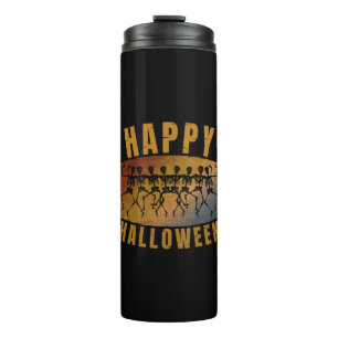 BOUTEILLES ISOTHERMES SQUELETTE DE HALLOWEEN DANÇANT JOYEUX