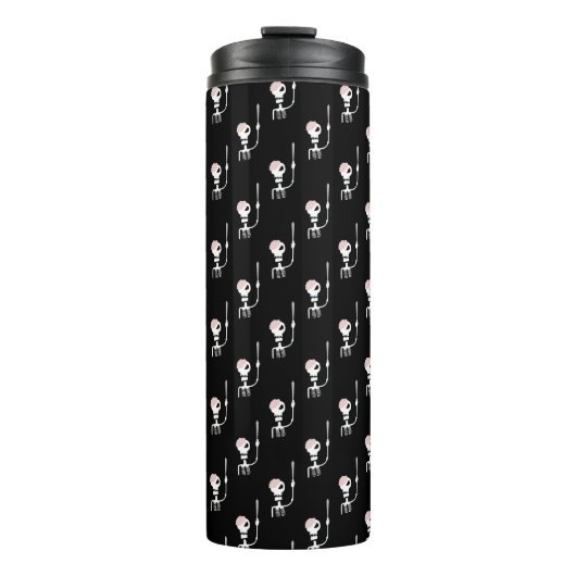 Bouteilles Isothermes Squelette d'Halloween avec épée (Devant)