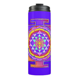 Bouteilles Isothermes Sri Yantra - Conception du symbole de l'hindouisme