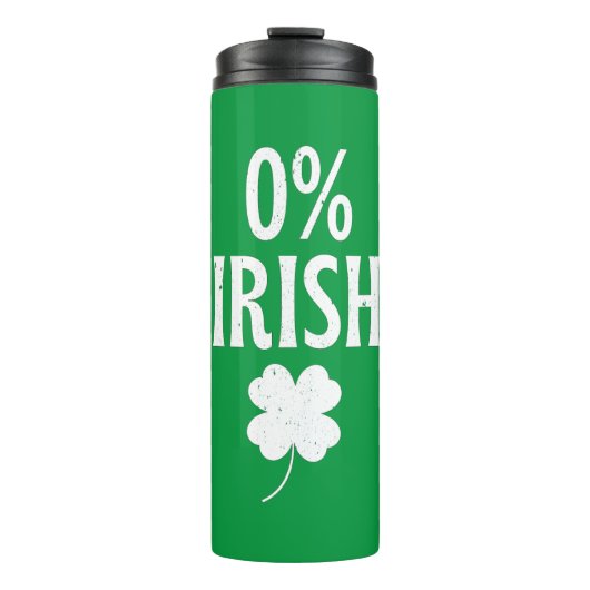 Bouteilles Isothermes St Patrick's Day 0% irlandais (Devant)