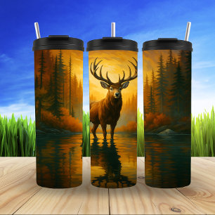 Bouteilles Isothermes Stag Majestic, Golden Hour Waters