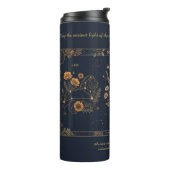 Bouteilles Isothermes Star Botany Astral Energy Gold Navy Thermal Tumble (Tourné sur la gauche)