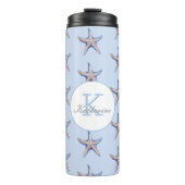 Bouteilles Isothermes Starfish Motif Beach Marine Nom personnalisé (Devant)