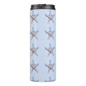 Bouteilles Isothermes Starfish Motif Beach Marine Nom personnalisé (Dos)