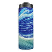 Bouteilles Isothermes Starry Night Blue Ocean Wave (Devant)
