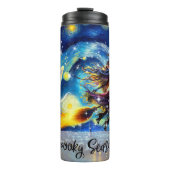 Bouteilles Isothermes Starry Night Witchy Halloween Design (Devant)