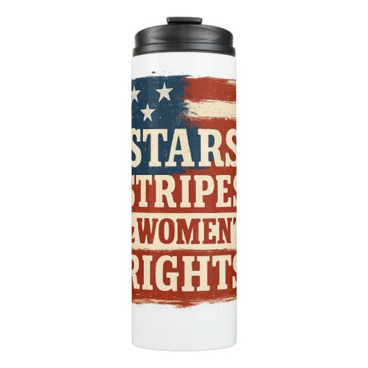Bouteilles Isothermes Stars, Stripes & Women’s Rights Distressed Flag (Devant)