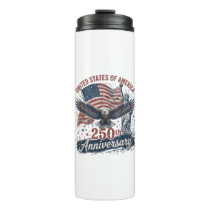 Bouteilles Isothermes Statue de la Liberté aigle chauve 250e anniversair
