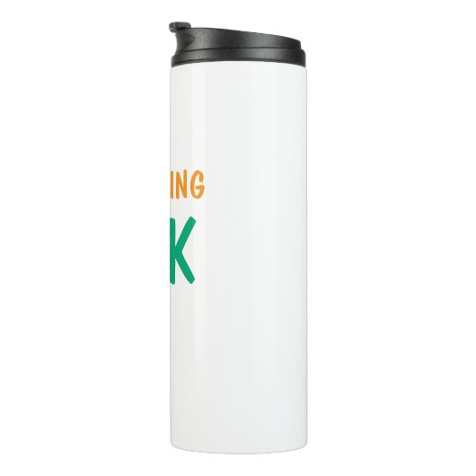 Bouteilles Isothermes "Stay Positive: Everything Will Be Ok" (Tourné sur la droite)