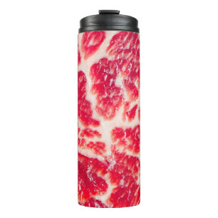 Bouteilles Isothermes Steak de boeuf cru frais viande marbrée texture fe