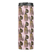 Bouteilles Isothermes Steampunk rose et or (Dos)