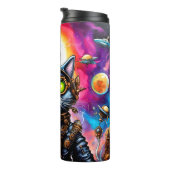 Bouteilles Isothermes Steampunk Space Chat I (Tourné sur la droite)