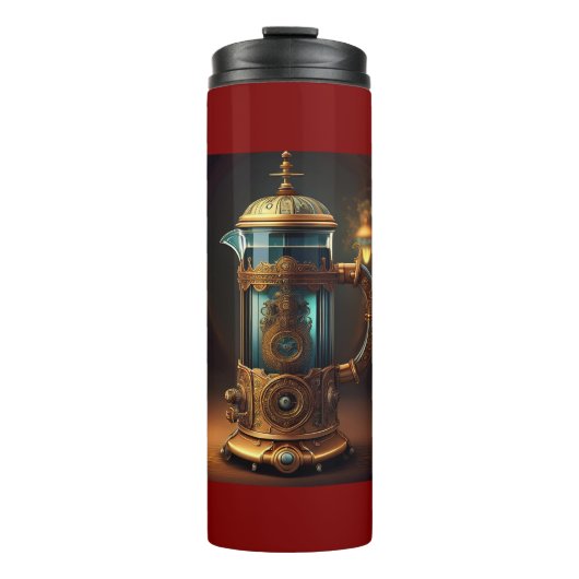 Bouteilles Isothermes Steampunk Style French Press (Devant)