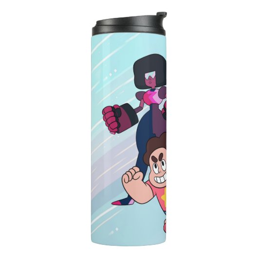 Bouteilles Isothermes Steven Universe | Crystal Gem Group Action (Tourné sur la gauche)
