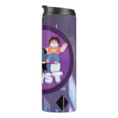 Bouteilles Isothermes Steven Universe | Graphique de caractères d'améthy (Tourné sur la droite)