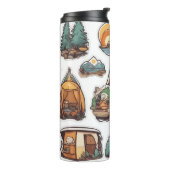 Bouteilles Isothermes Stickers Camping Imprimer (Tourné sur la gauche)