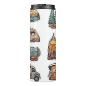 Bouteilles Isothermes Stickers Camping Imprimer (Dos)