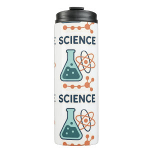 Bouteilles Isothermes Stickers Objet scientifique - Flacon, Molécules et
