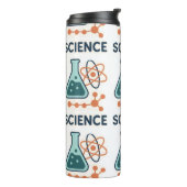 Bouteilles Isothermes Stickers Objet scientifique - Flacon, Molécules et (Tourné sur la gauche)