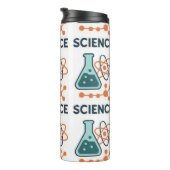 Bouteilles Isothermes Stickers Objet scientifique - Flacon, Molécules et (Tourné sur la droite)