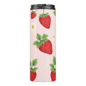 Bouteilles Isothermes Strawberry & Daisy Pattern – Stainless Steel Trave (Dos)