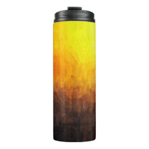 Bouteilles Isothermes Structure numérique de la peinture. vintag art Abs