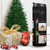 Bouteilles Isothermes Style 6 Modèle photo gris et noir Noël