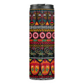 Bouteilles Isothermes Style Africain : Plaisir Motif décoratif. (Dos)