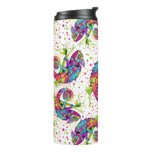 Bouteilles Isothermes Style d'aquarelle des teintures Chameleon (Tourné sur la gauche)