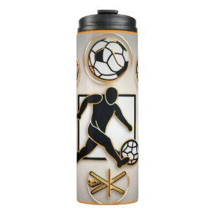 Bouteilles Isothermes "Style Football Luxueux"