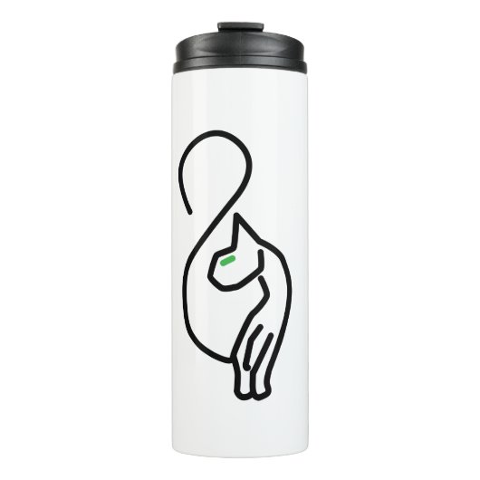 Bouteilles Isothermes Style Kitty Cat Outline (Devant)