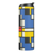 Bouteilles Isothermes Style Mondrian coloré Géométrique (Tourné sur la gauche)