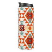 Bouteilles Isothermes Style natif américain géométrique sans couture (Tourné sur la droite)