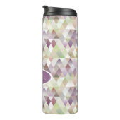 Bouteilles Isothermes Style Pastel Triangles Diamond Carré Motif (Tourné sur la droite)