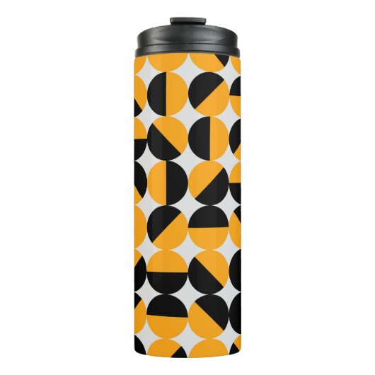 Bouteilles Isothermes Style seventies, demi-cercles géométriques. (Devant)