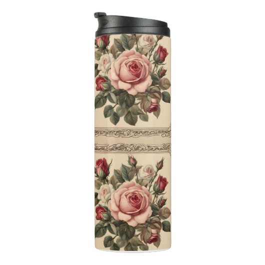 Bouteilles Isothermes Style victorien Motif vintage (Tourné sur la droite)