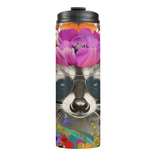 Bouteilles Isothermes Styles intemporels, Raccon (Devant)