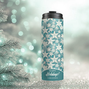 Bouteilles Isothermes Stylisé Starfish & Sand Dollars Motif#25 ID1009