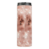 Bouteilles Isothermes Stylish Rose rose rose or Leopard Glitz (Dos)
