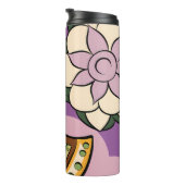 Bouteilles Isothermes Stylized Axe and Flower Design (Tourné sur la droite)