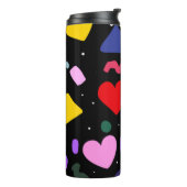 Bouteilles Isothermes Stylo à encre bleue Motif tendance des années 80 (Tourné sur la gauche)