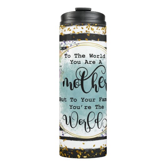 Bouteilles Isothermes Sublimation de la Fête des Mères (Devant)