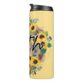 Bouteilles Isothermes Sublimation Foi/Fleurs de soleil (Tourné sur la droite)