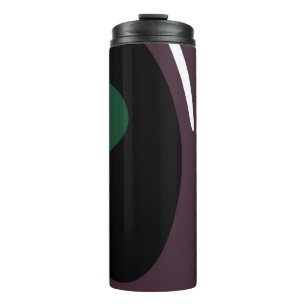 Bouteilles Isothermes Submersion : Noir Abstrait, Blanc, Violet & Vert