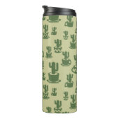 Bouteilles Isothermes Succulent cactus silhouette in cups and pots  (Tourné sur la droite)