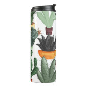 Bouteilles Isothermes Succulents, cactus : mignon motif floral. (Tourné sur la gauche)