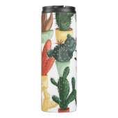 Bouteilles Isothermes Succulents, cactus : mignon motif floral. (Dos)