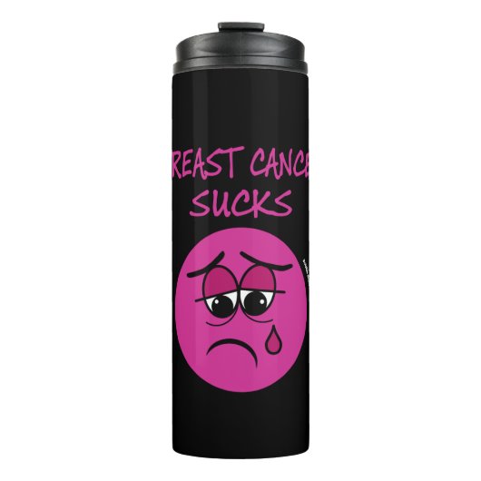 Bouteilles Isothermes SUCKS...Cancer du sein (Devant)